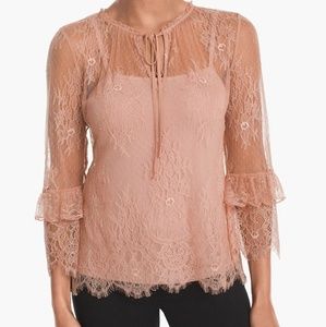 NWT White House Black Market Lace Tunic & Tank